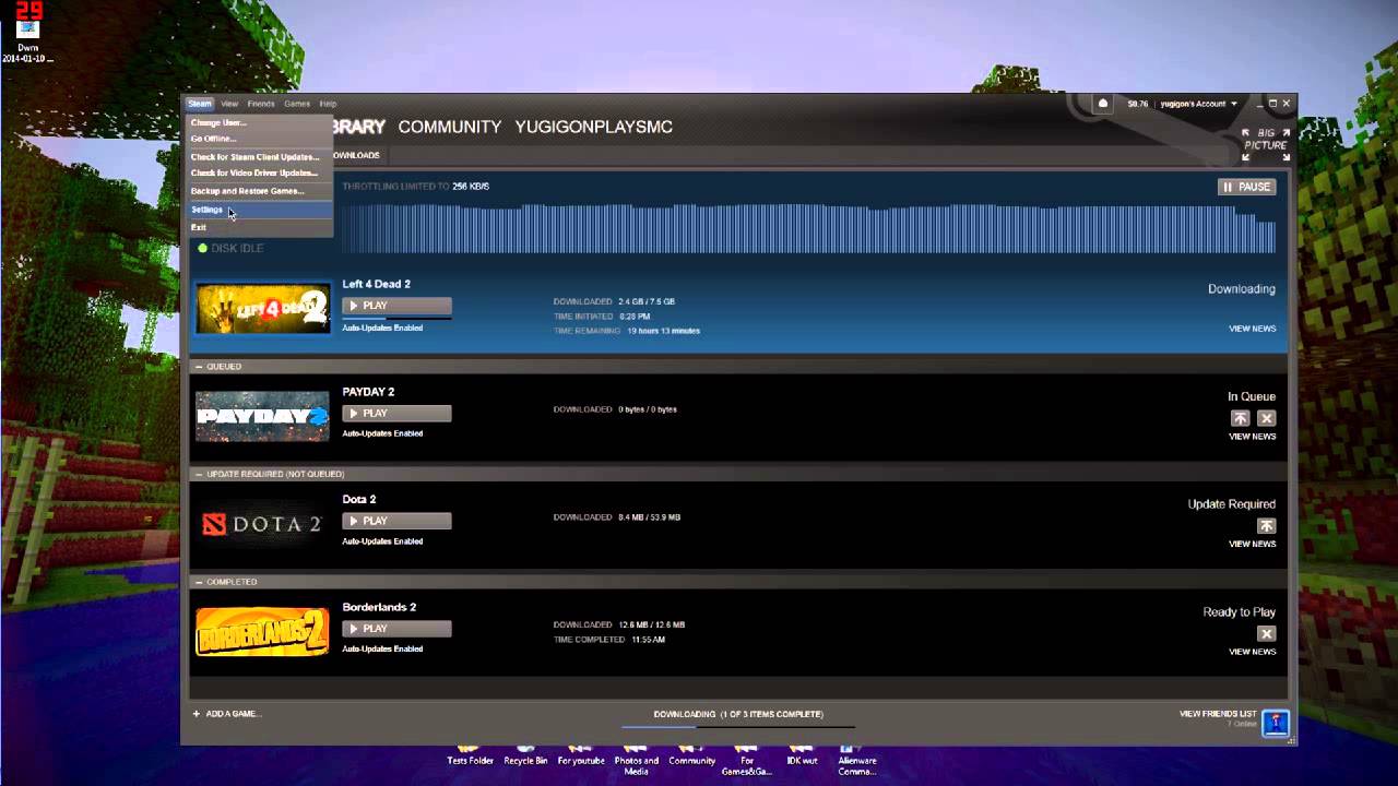 How To Make Steam Download While Playing A Game